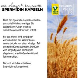 Raab Vitalfood GmbH Spermidin búzacsíra kapszula bio - 100 kapszula