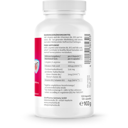 ZeinPharma Vascorin® Arginin PLUS, 750 mg - 120 cápsulas vegetales