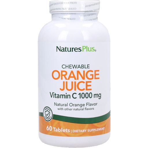 Nature's Plus Orange Juice C - 60 žvýkacích tablet