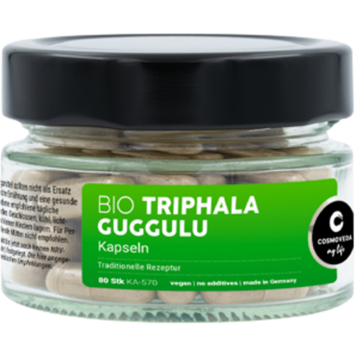Cosmoveda Organic Triphala Guggulu Capsules - 80 capsules