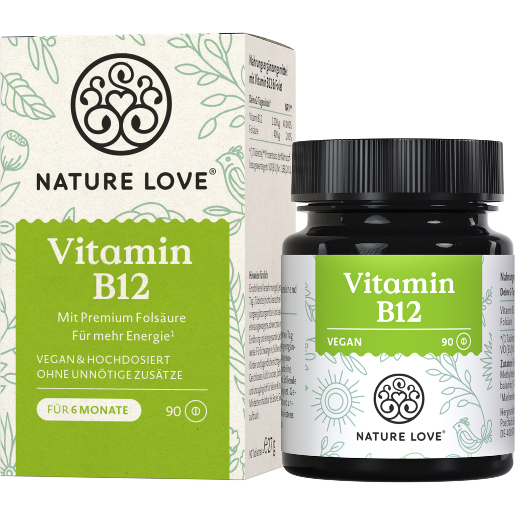 Vitamin B12, 90 Tabletten Nature Love VitalAbo