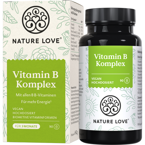 Nature Love Vitamin B Komplex - 90 Kapslar