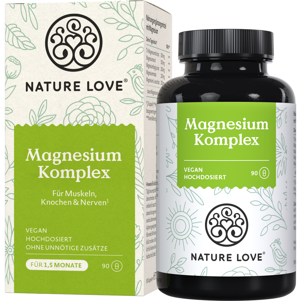 Magnesium Complex, 90 capsules - Nature Love - VitalAbo Online Shop UK