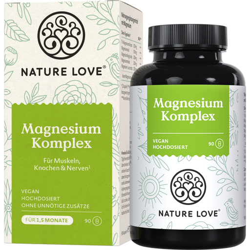 Nature Love Magnezijev kompleks - 90 kaps.