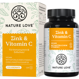 Nature Love Zinc & Vitamin C - 120 capsules