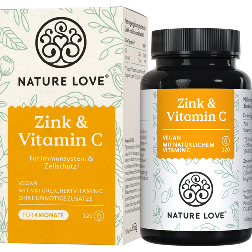 Nature Love Zinco e Vitamina C - 120 capsule