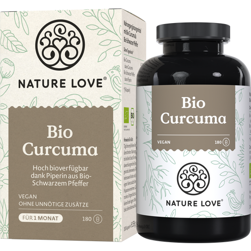Nature Love Organic Turmeric - 180 capsules