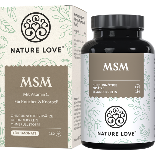 Nature Love MSM & Vitamine C - 180 comprimés