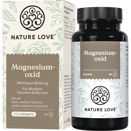 Nature Love Magnesiumoxid - 90 Kapslar