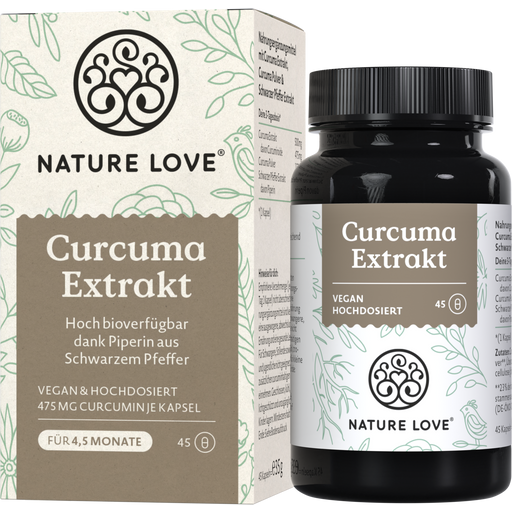 Nature Love Curcuma Extrakt - 45 kaps.
