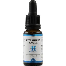 KLEAN LABS Vitamine D3 1000 UI - 15 ml