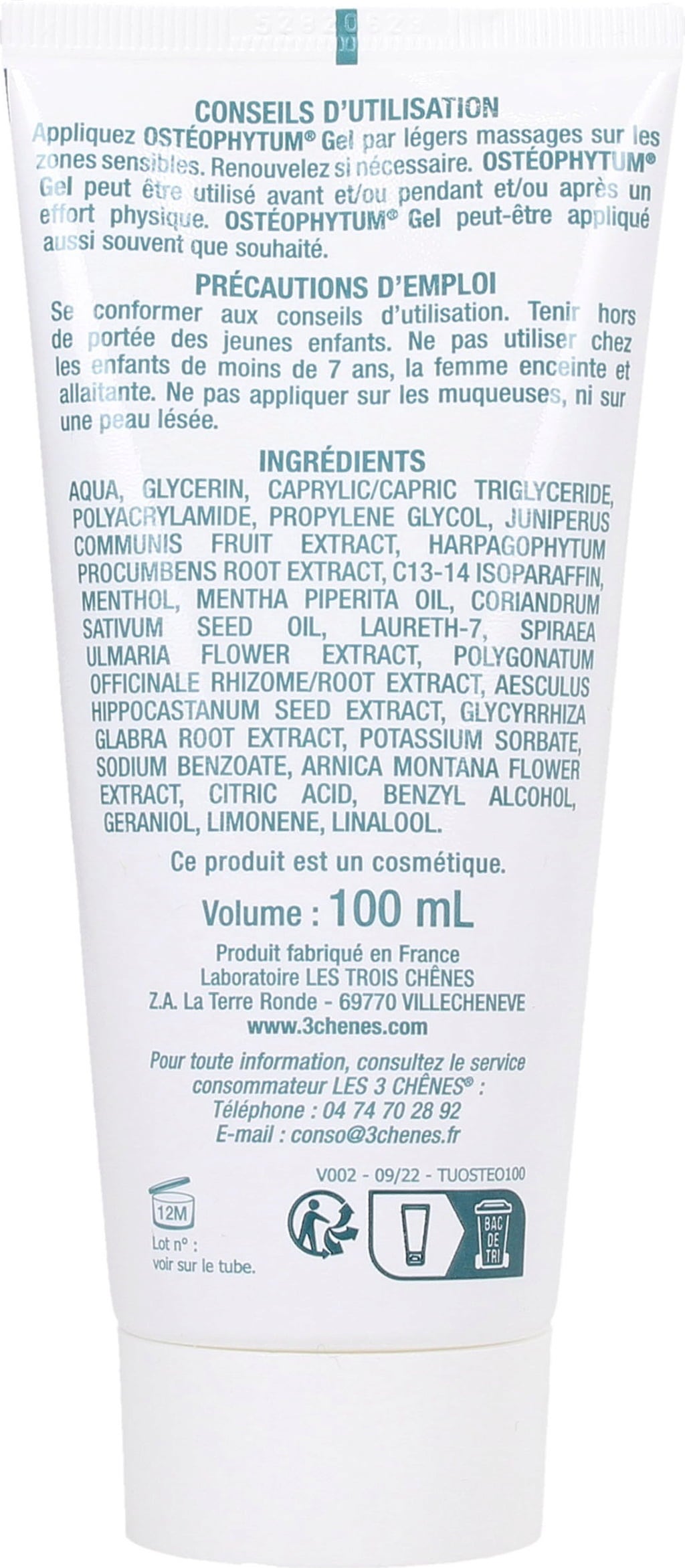 3 Chenes Laboratoires Osteophytum® Gel - 100 ml