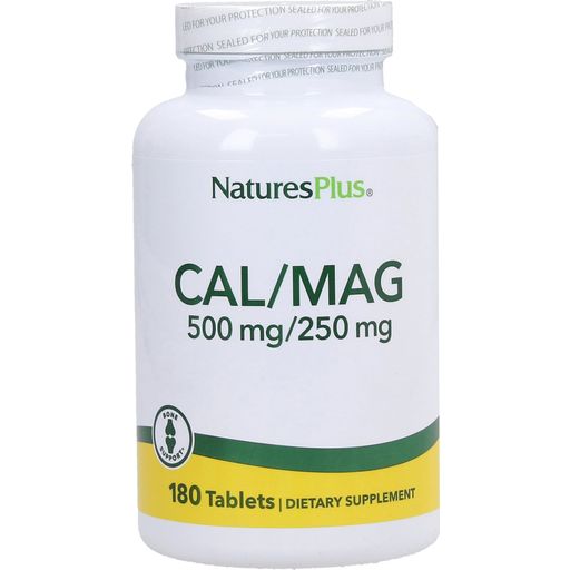 Nature's Plus Cal/Mag Tabs 500/250 mg - 180 tablettia