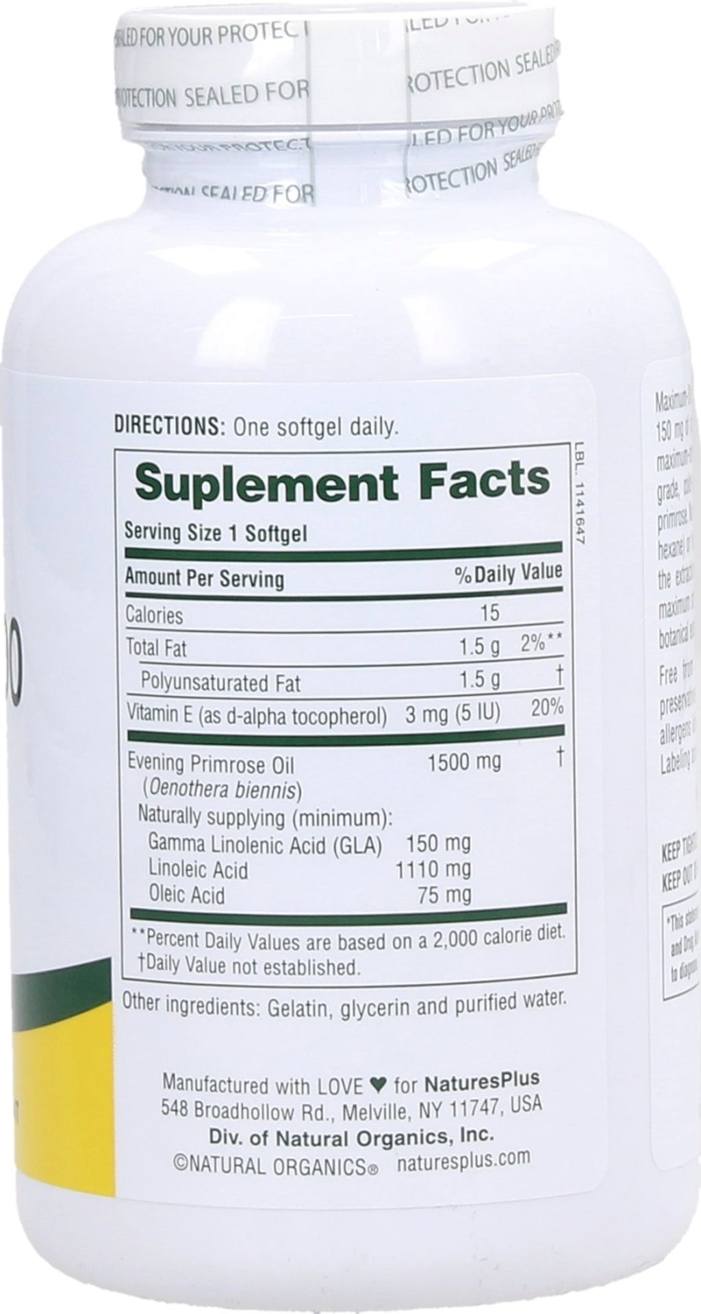 Nature's Plus Ultra EPO 1500 - 90 Softgels