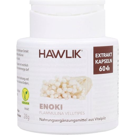 Hawlik Enoki Extrakt Kapseln - 60 Kapseln