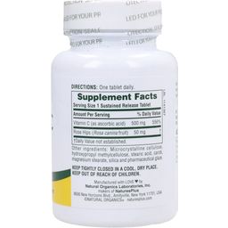 Nature's Plus C-vitamiini 500 mg S/R - 90 tablettia