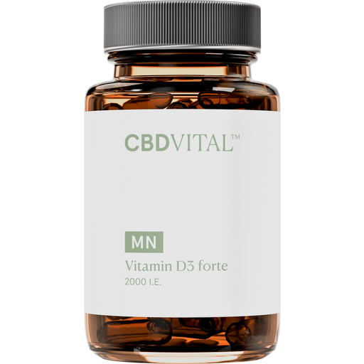 CBD VITAL Vitamín D3 Forte - 60 kapslí