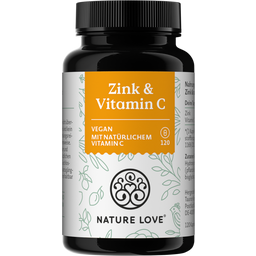 Nature Love Zinok a vitamín C - 120 kapsúl