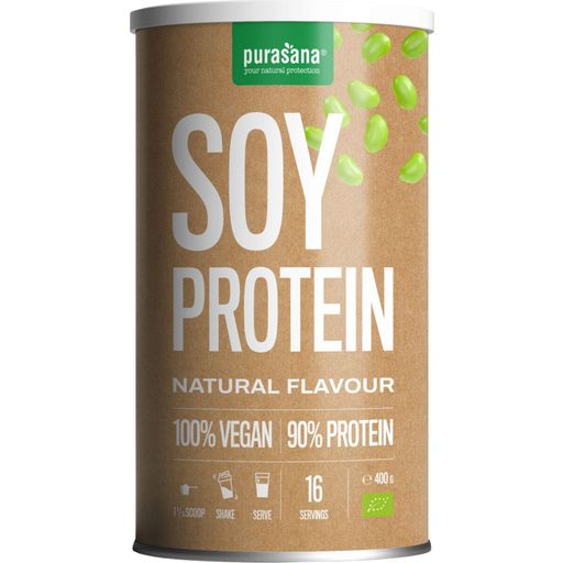 Purasana Vegán Proteinshake - Szójaprotein - Semleges