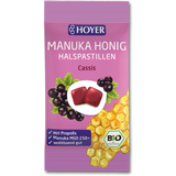 Manuka Honey Halstabletter Cassis Ekologisk