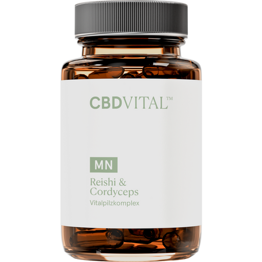 CBD VITAL Reishi & Cordyceps - 60 Kapslar