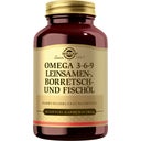 Oméga 3-6-9 des Huiles de Lin, de Bourrache et de Poisson, 60 gélules