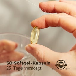 Solgar® Omega-3 Fischöl hochdosiert - 50 Softgels