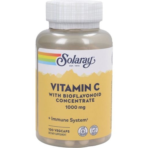 Solaray Vitamin C 1000mg - 100 veg. Kapseln