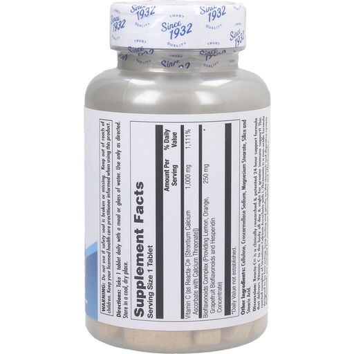 KAL Reacta-C 1000 мг с биофлавоноиди - 60 таблетки
