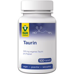 Raab Vitalfood GmbH Taurin 500 mg - 100 kapszula