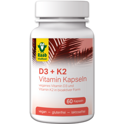 Raab Vitalfood Vitamin D3 + K2 - 60 capsules