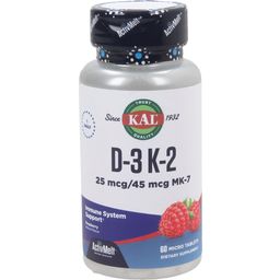KAL Vitamin D3 & K2 ''ActivMelt'' - 60 Zuigtabletten