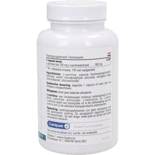 Vitaplex L-karnitiini - 90 veg. kapselia