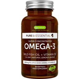 Pure & Essential Omega-3 Wild Fish Oil & D3 - 60 mehk. kaps.
