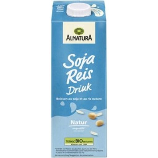 Alnatura Био напитка от соя и ориз - без захар - 1 л