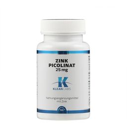 KLEAN LABS Picolinato de Zinc, 25 mg