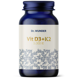 Dr. Wunder Vitamines D3+K2 5000 UI 