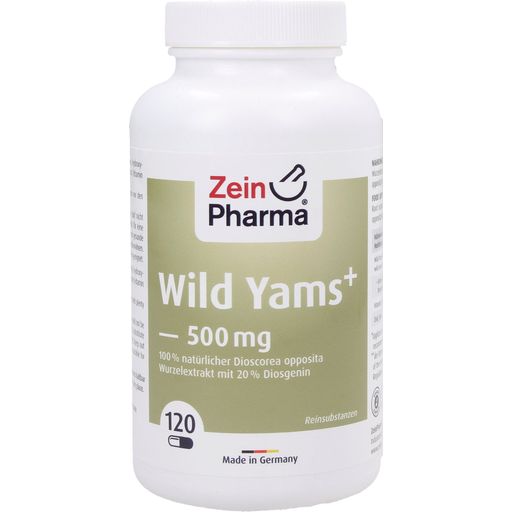ZeinPharma Wild Yams Plus 500 mg, 120 veg. capsules