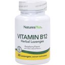Nature's Plus Vitamin B-12 zeliščne pastile - 30 liz. tabl.