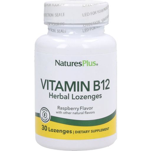 Nature's Plus Vitamin B12 1000 mcg Kräuterpastillen - 30 Lutschtabletten