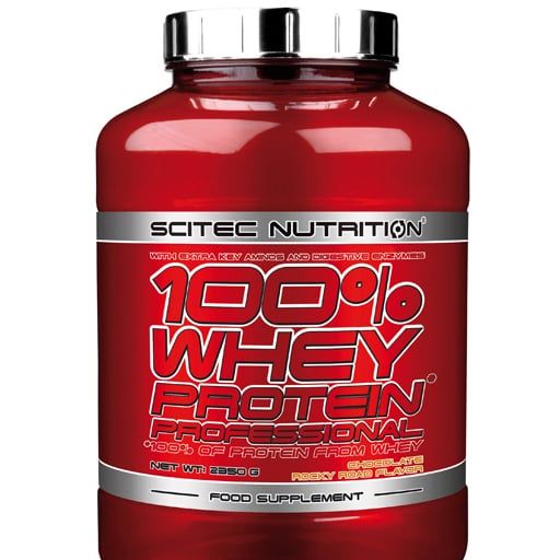 100% Whey Protein Professional Chocolate Rocky Road