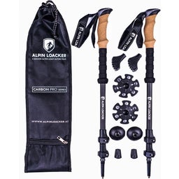 Alpin Loacker Wanderstöcke Carbon Teleskop - 105-135cm