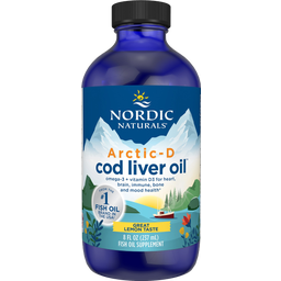 Nordic Naturals Arctic-D Cod Liver Oil Limun - 237 ml