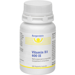 Burgerstein Vitamin D3 600 I.U. - 100 capsules