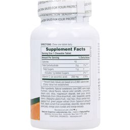 Nature's Plus Orange Juice 250 mg Vitamin C - 90 Kauwtabletten