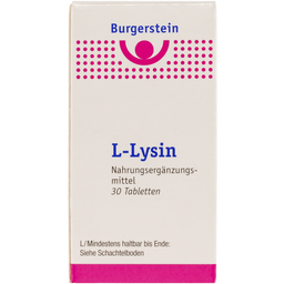 Burgerstein L-lysine 500mg - 30 tablets