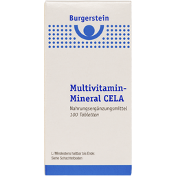 Burgerstein Multivitamínico Mineral Cela - 100 Comprimidos