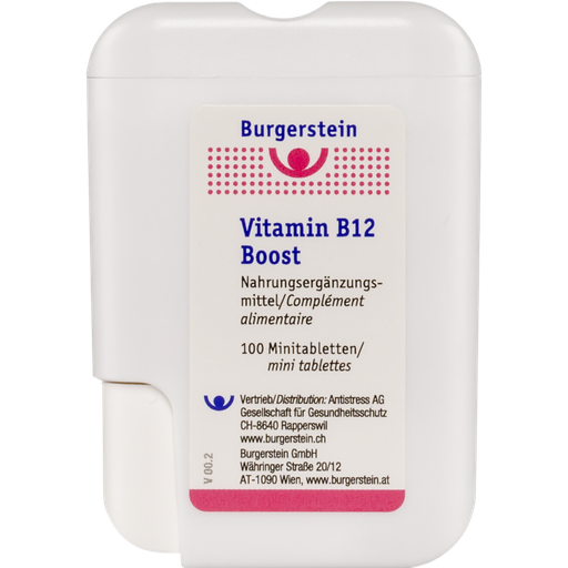 Vitamin B12 Boost, 100 Tablets - Burgerstein - VitalAbo Online Shop Europe