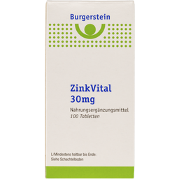 Burgerstein ZincVital 30 mg - 100 Comprimidos