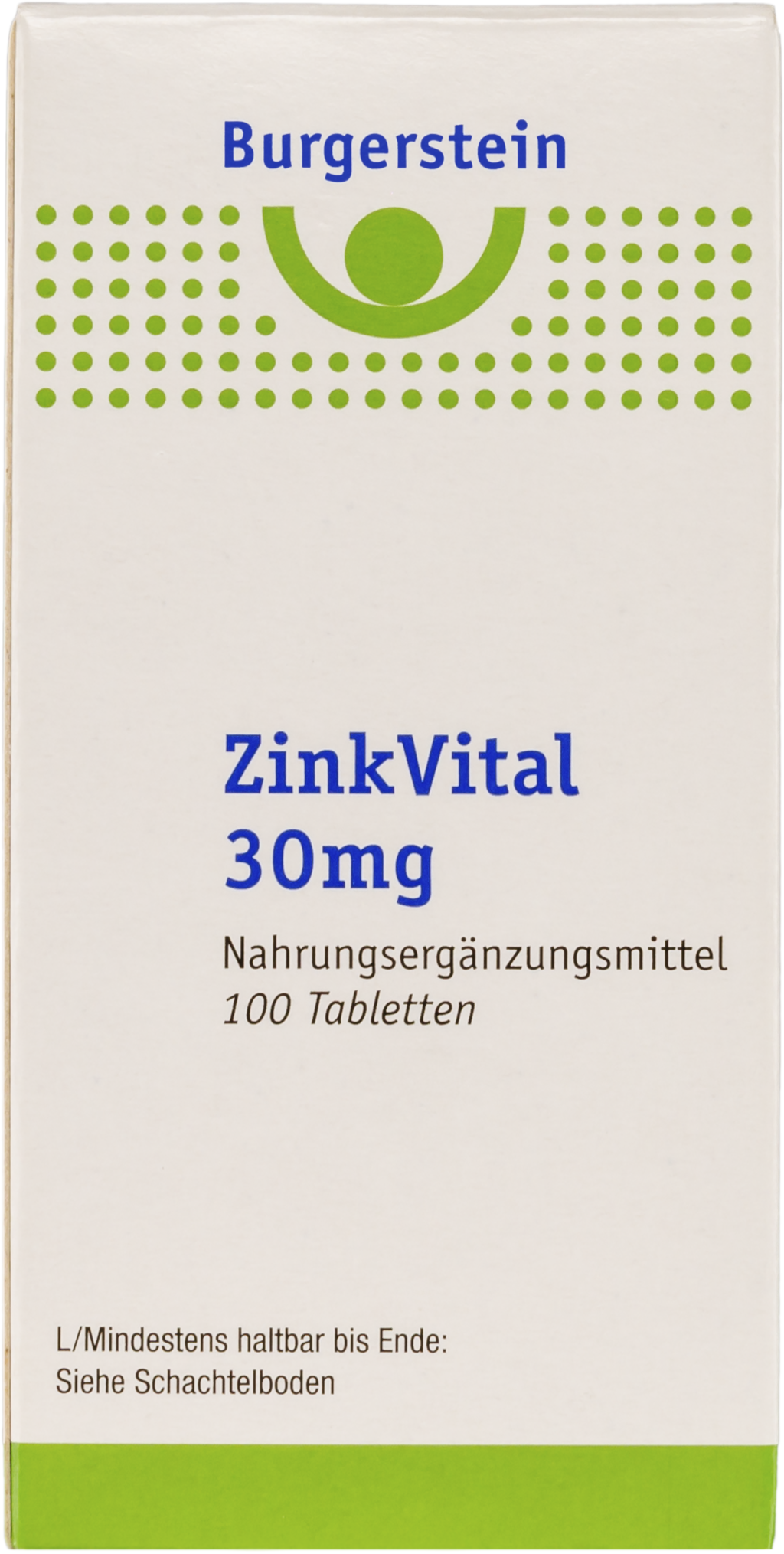 Burgerstein ZincVital 30 mg - 100 Comprimidos
